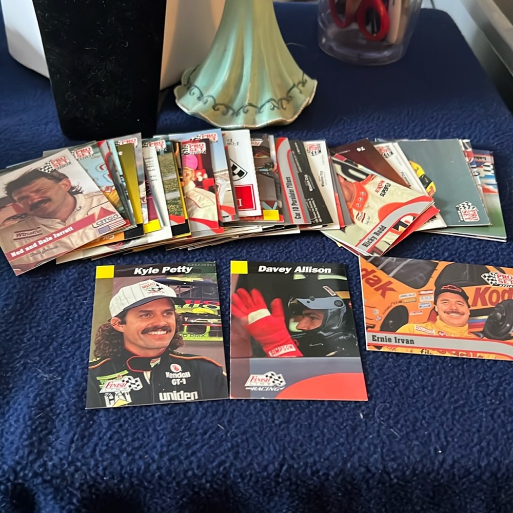 250+ nascar trading cards